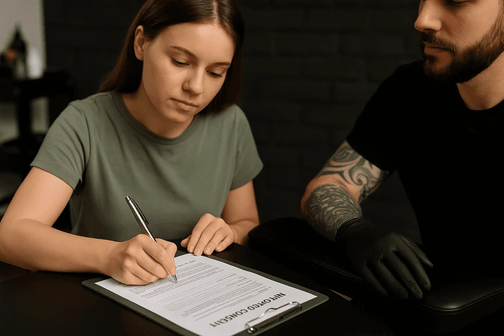 Consentimiento informado en estudios de tatuaje en Cataluña: Lo que necesitas saber en 2025